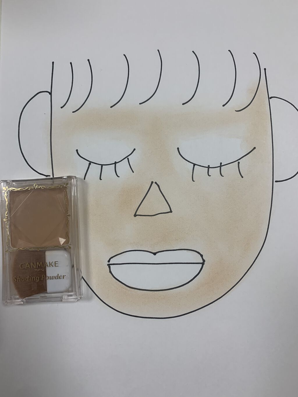 グロウフルールハイライター/キャンメイク/パウダーハイライトを使ったクチコミ（3枚目）