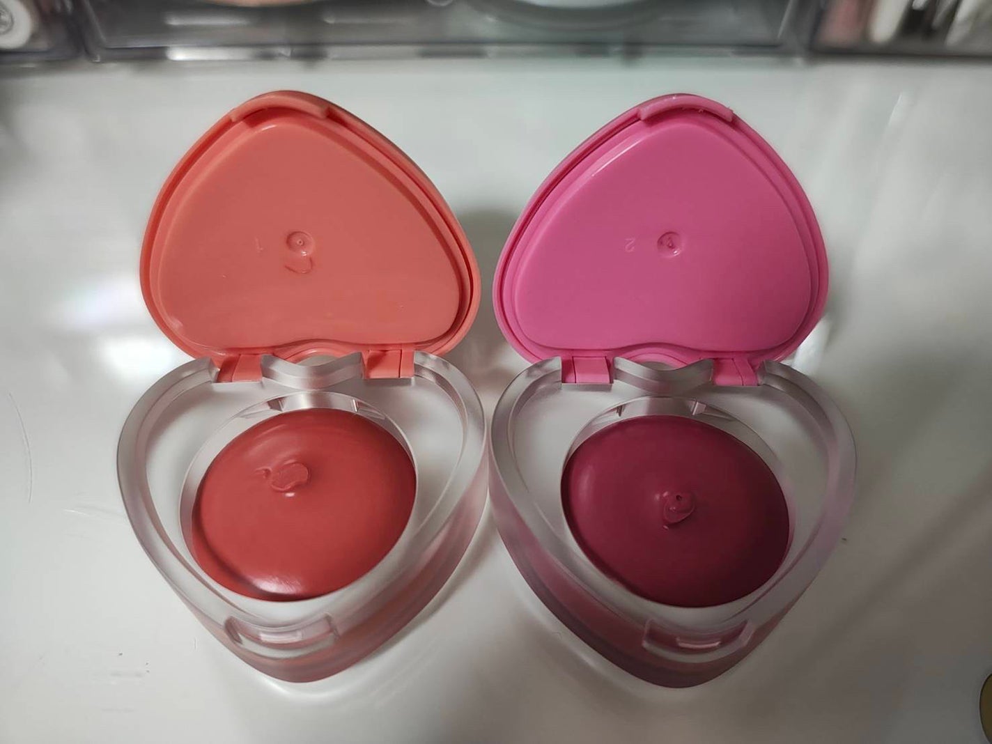 レモン on LIPS 「dasique♡スフレカラーポット02ポメロプディング09ヘイ..」(3枚目)