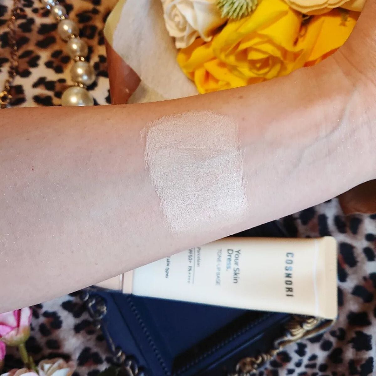 ユアースキンドレストーンアップベース/COSNORI/化粧下地を使ったクチコミ(6枚目)