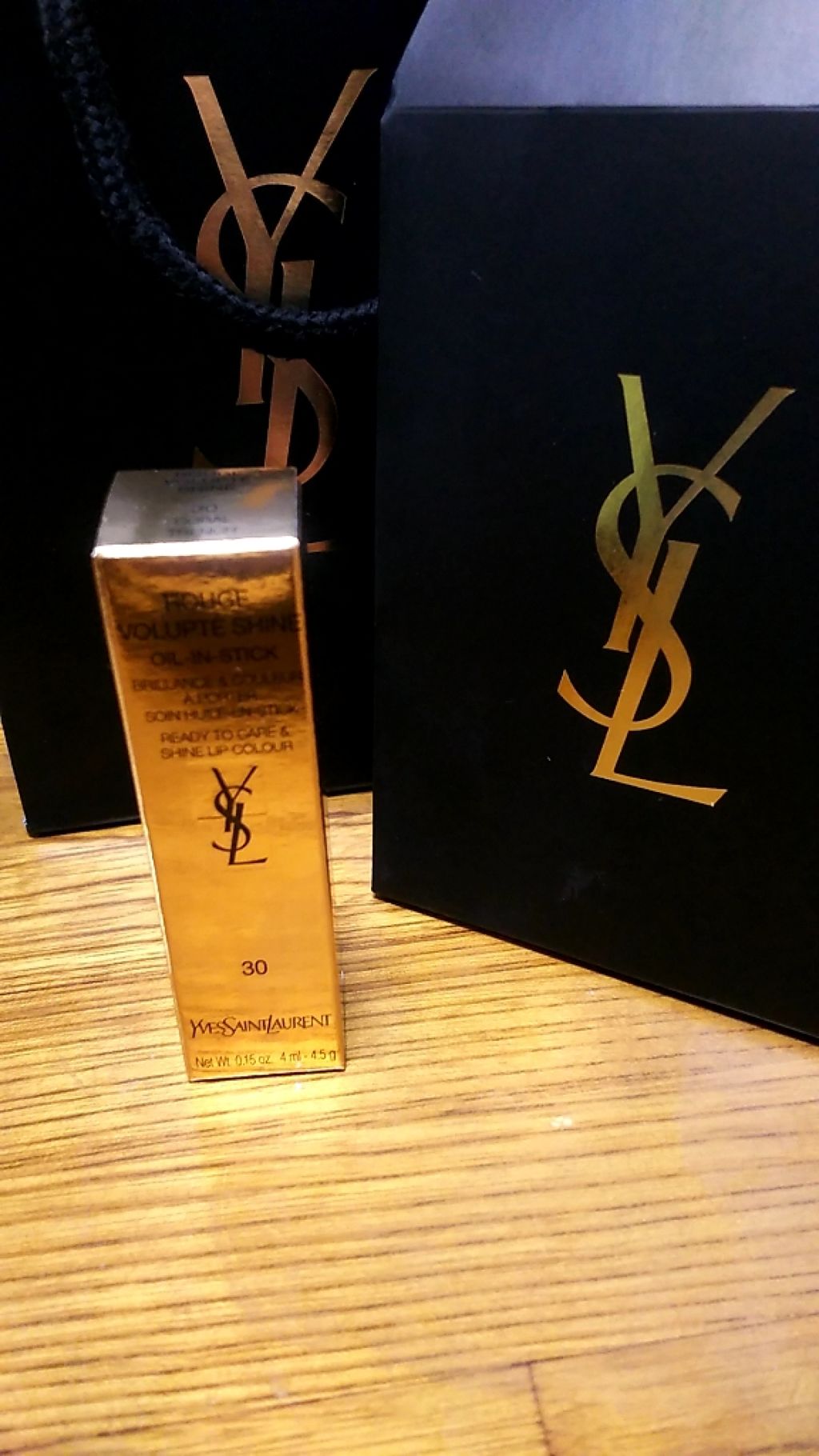 ルージュ ヴォリュプテ シャイン/YVES SAINT LAURENT BEAUTE/口紅を使ったクチコミ(1枚目)