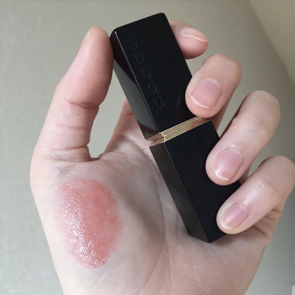 モイスチャー リッチ リップスティック 04 金杏 -KINANZU/SUQQU/口紅を使ったクチコミ（3枚目）