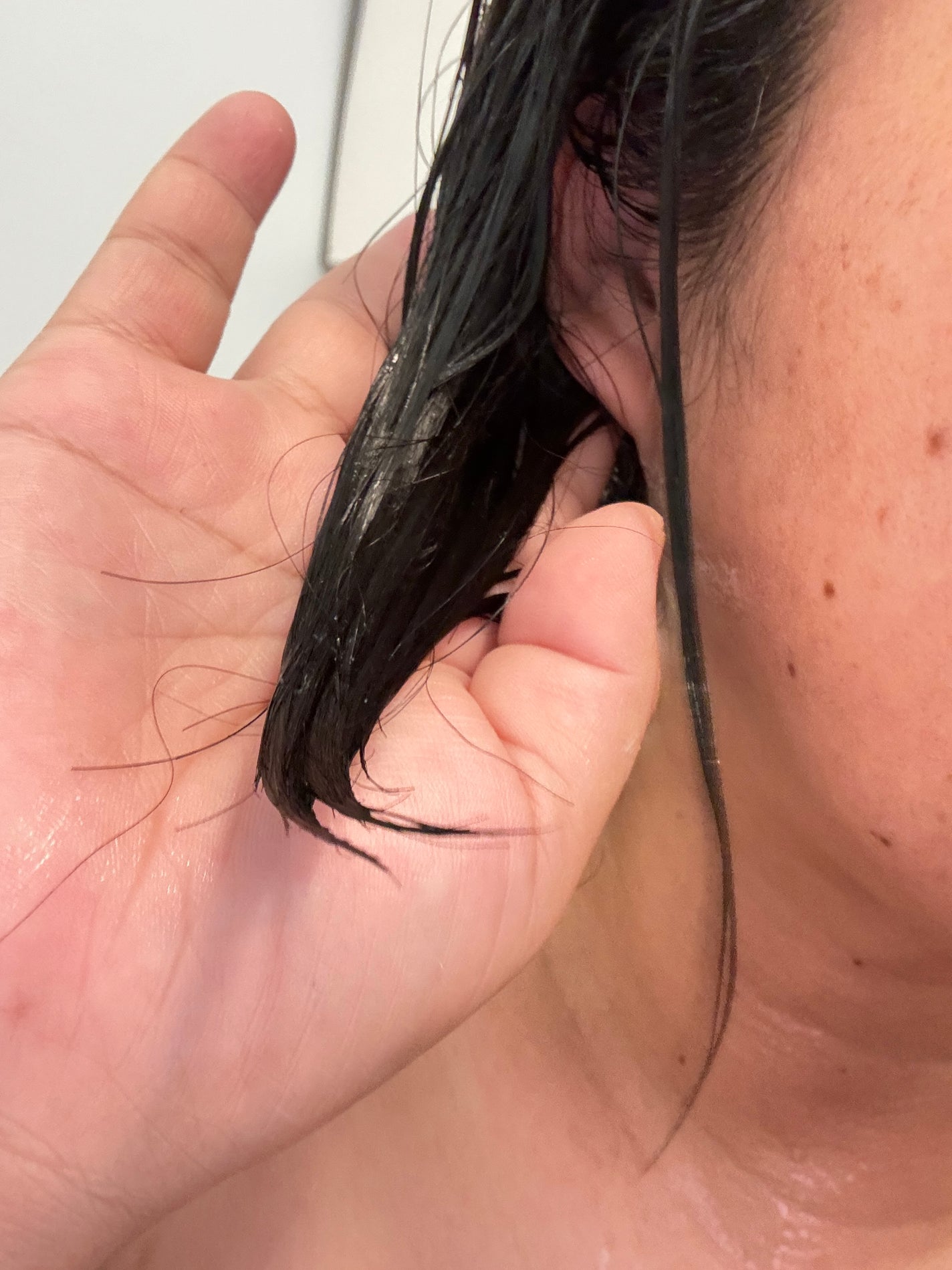 メロウシャンプー/メロウトリートメント/plus eau/市販シャンプーを使ったクチコミ(4枚目)