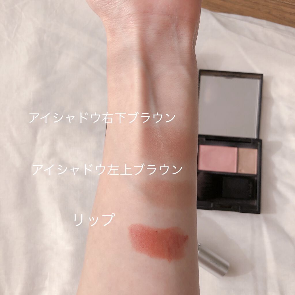 ルージュネス シフォンマット ティーキャラメル/オルビス/口紅を使ったクチコミ（2枚目）