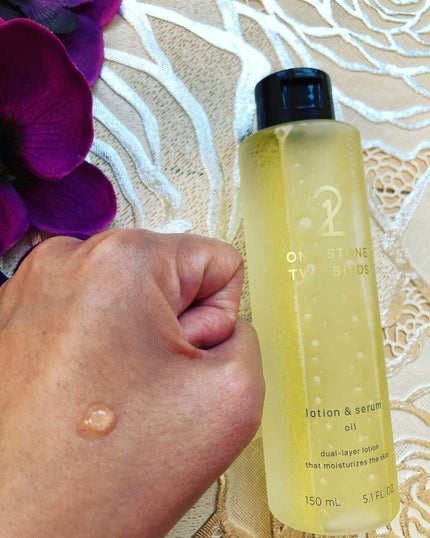 オイルインローション/ONE STONE TWO BIRDS/化粧水を使ったクチコミ(3枚目)