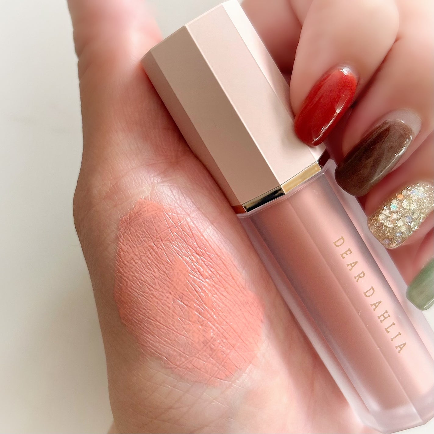 ペタルドロップリキッドブラッシャー/DEAR DAHLIA/リキッドチークを使ったクチコミ(4枚目)