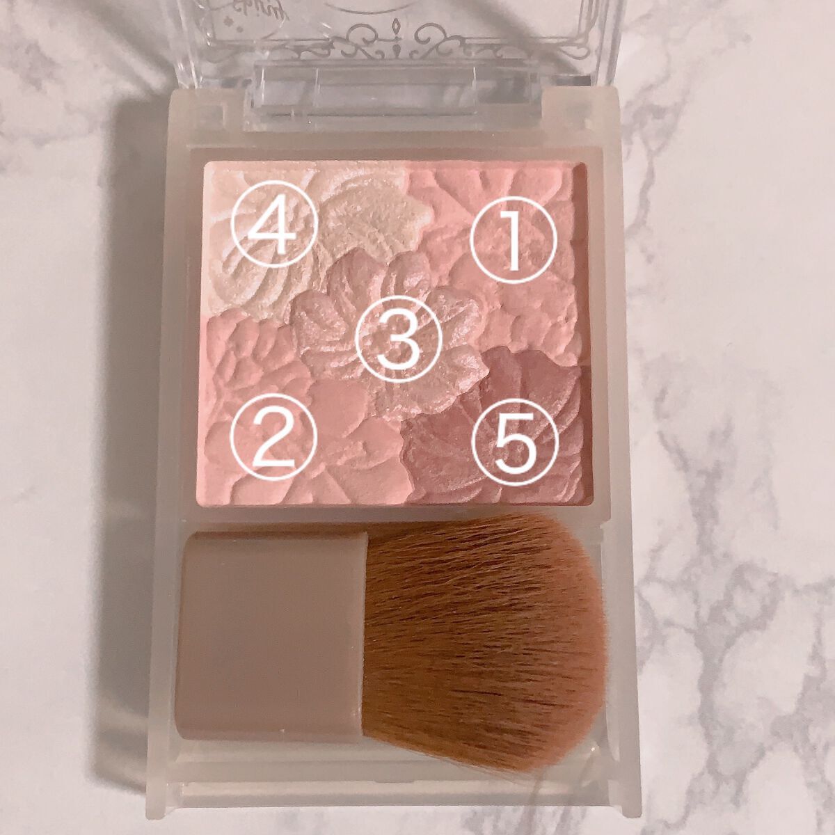 グロウフルールチークス/キャンメイク/パウダーチークを使ったクチコミ（3枚目）