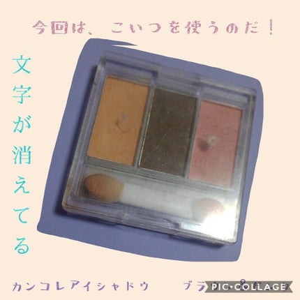 カンコレアイシャドウ/DAISO/アイシャドウパレットを使ったクチコミ(2枚目)