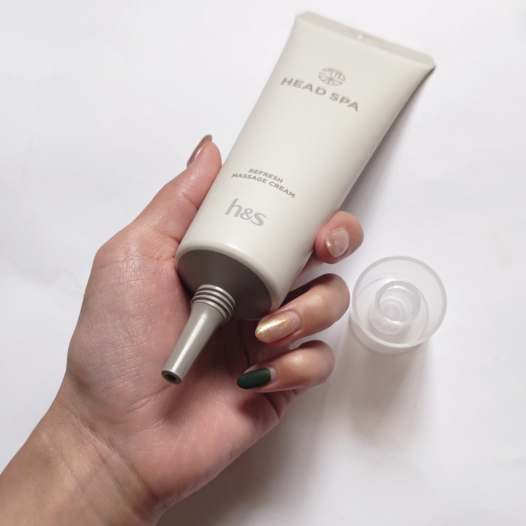 リフレッシュ マッサージクリーム/h&s/洗い流すヘアトリートメントを使ったクチコミ（3枚目）