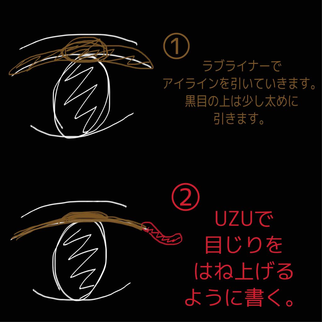 ラブ・ライナー リキッドアイライナーR3/ラブ・ライナー/リキッドアイライナーを使ったクチコミ(4枚目)