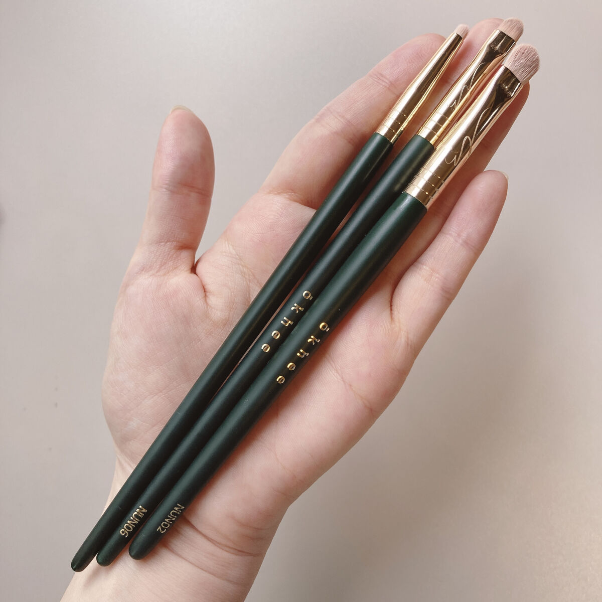 NUN06 アイラインスマージブラシ/okhee/メイクアップキットを使ったクチコミ（2枚目）