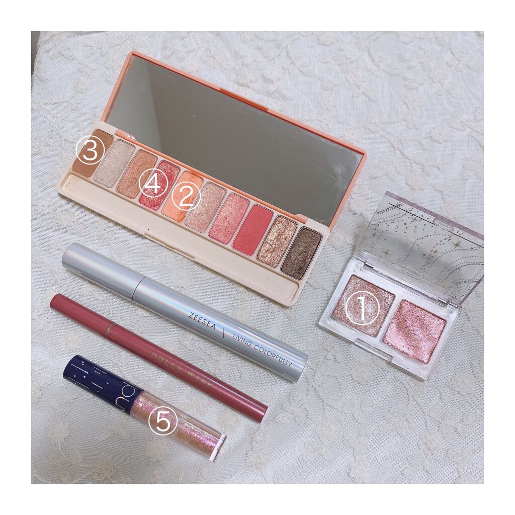 リキッド グリッター シャドウ/rom&nd/グリッターを使ったクチコミ（2枚目）