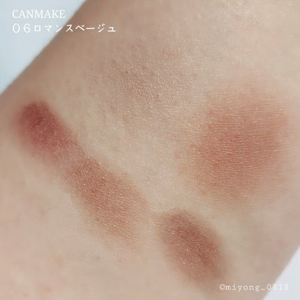 パーフェクトマルチアイズ/キャンメイク/アイシャドウパレットを使ったクチコミ(5枚目)