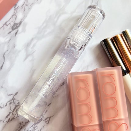 グラスティングウォーターグロス/rom&nd/リップグロスを使ったクチコミ(5枚目)