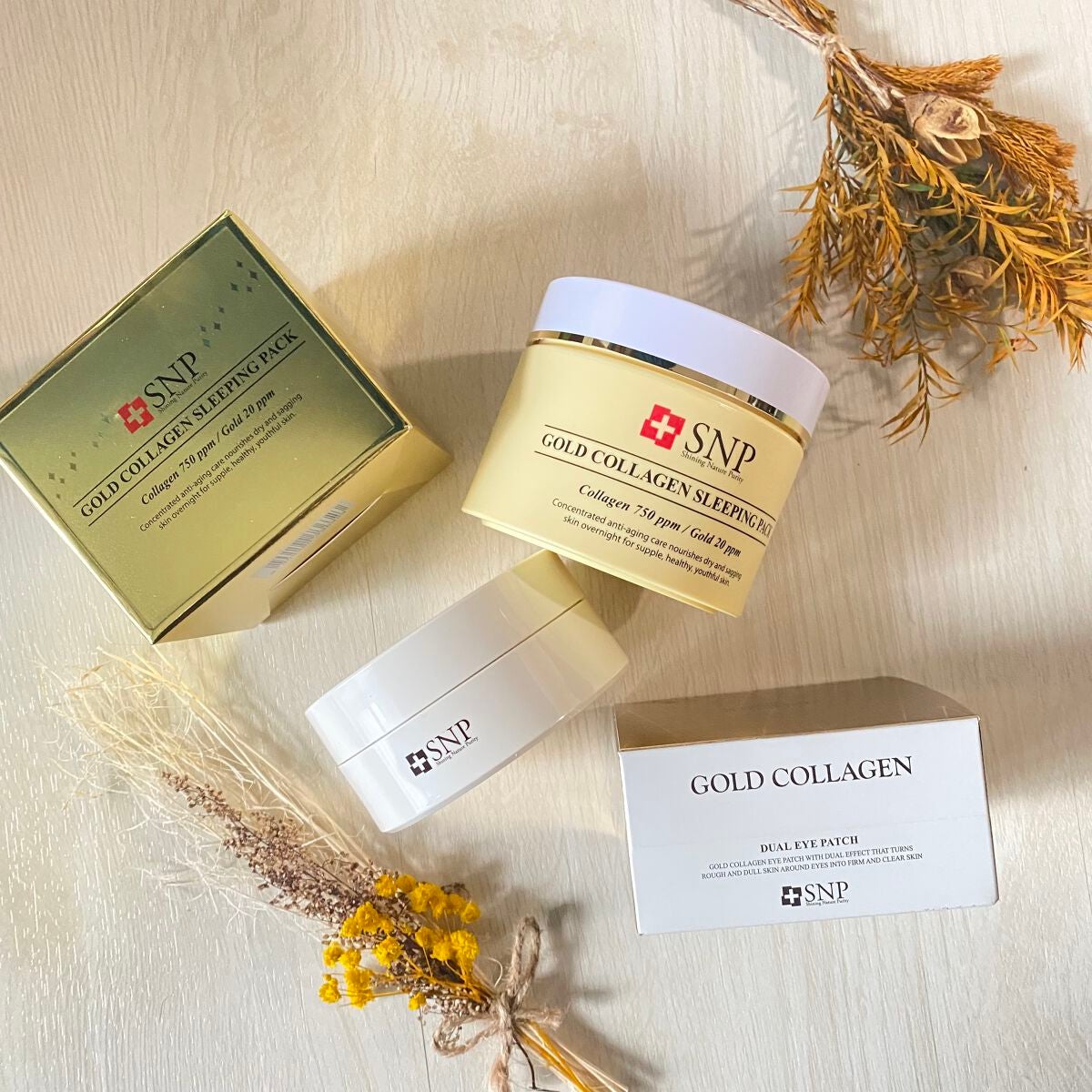 SNP ゴールド コラーゲン スリーピング パック/SNP/シートマスク・パックを使ったクチコミ(1枚目)