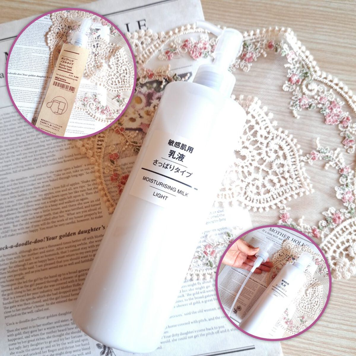 ポンプヘッド 化粧水・乳液用/無印良品/その他スキンケアグッズを使ったクチコミ（1枚目）