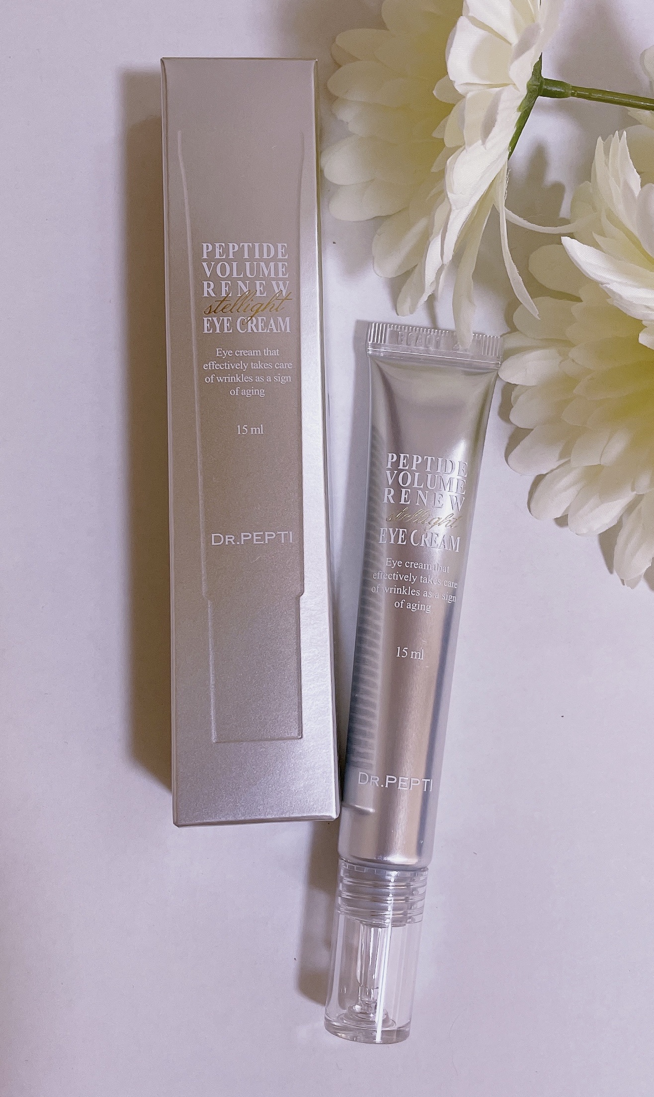 ペプチドボリュームステライトアイクリーム/DR.PEPTI/アイケア・アイクリームを使ったクチコミ（3枚目）