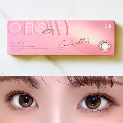 Glowy 1day/OLENS/ワンデー(1DAY)カラコンを使ったクチコミ(3枚目)