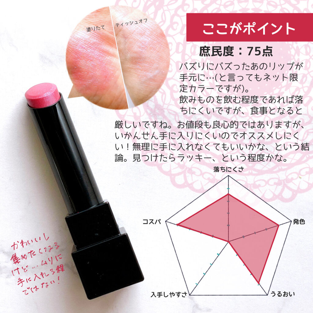 ケイト リップモンスター/KATE/口紅を使ったクチコミ（3枚目）