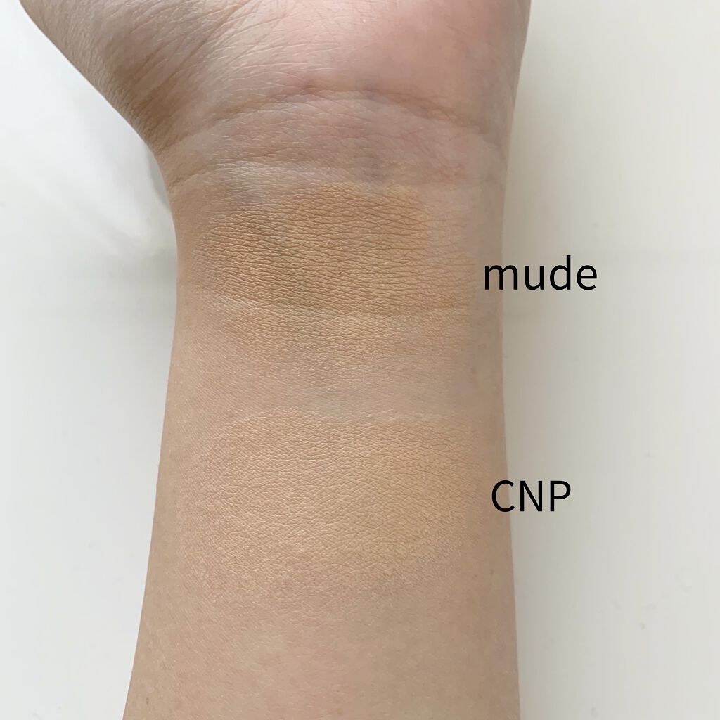 ハグクッション/mude./クッションファンデーションを使ったクチコミ（3枚目）