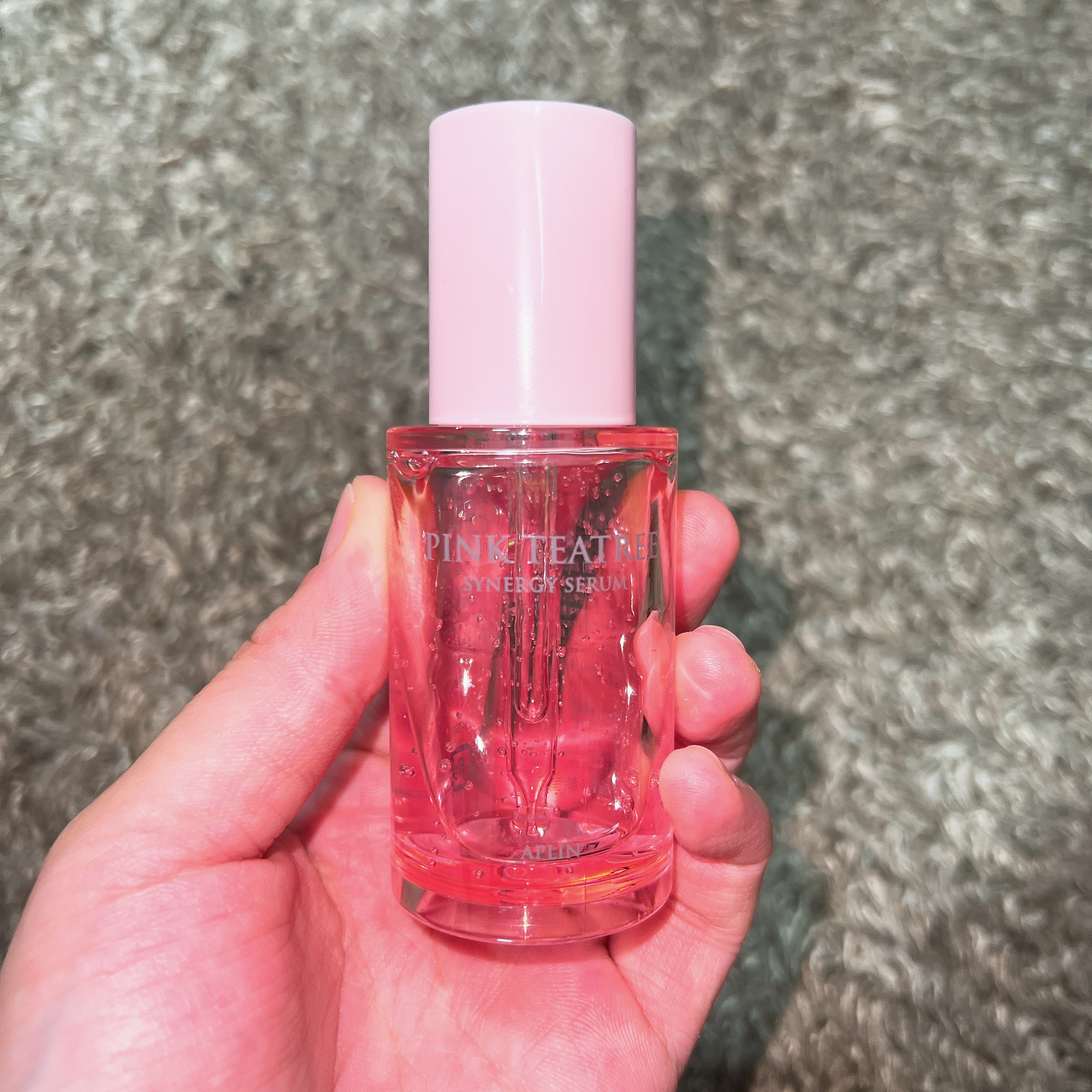 ピンクティーツリーシナジーセラム/APLIN/美容液を使ったクチコミ（1枚目）
