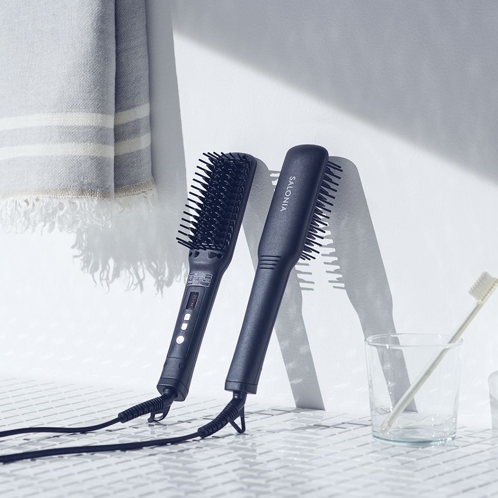 ストレートヒートブラシ スリム /SALONIA/ヒートブラシを使ったクチコミ（2枚目）