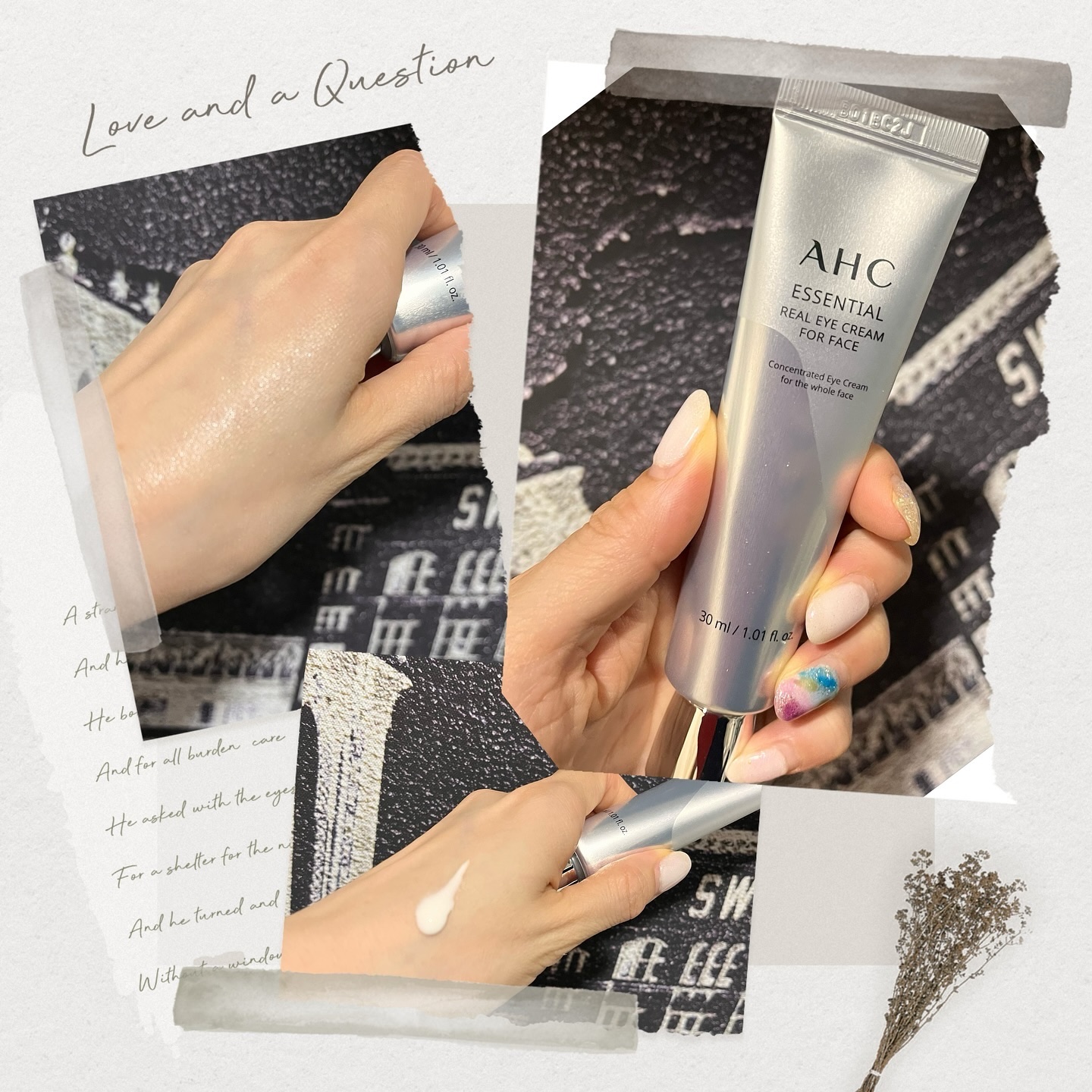 エッセンシャル リアル アイクリーム フォーフェイス/AHC/アイケア・アイクリームを使ったクチコミ（2枚目）