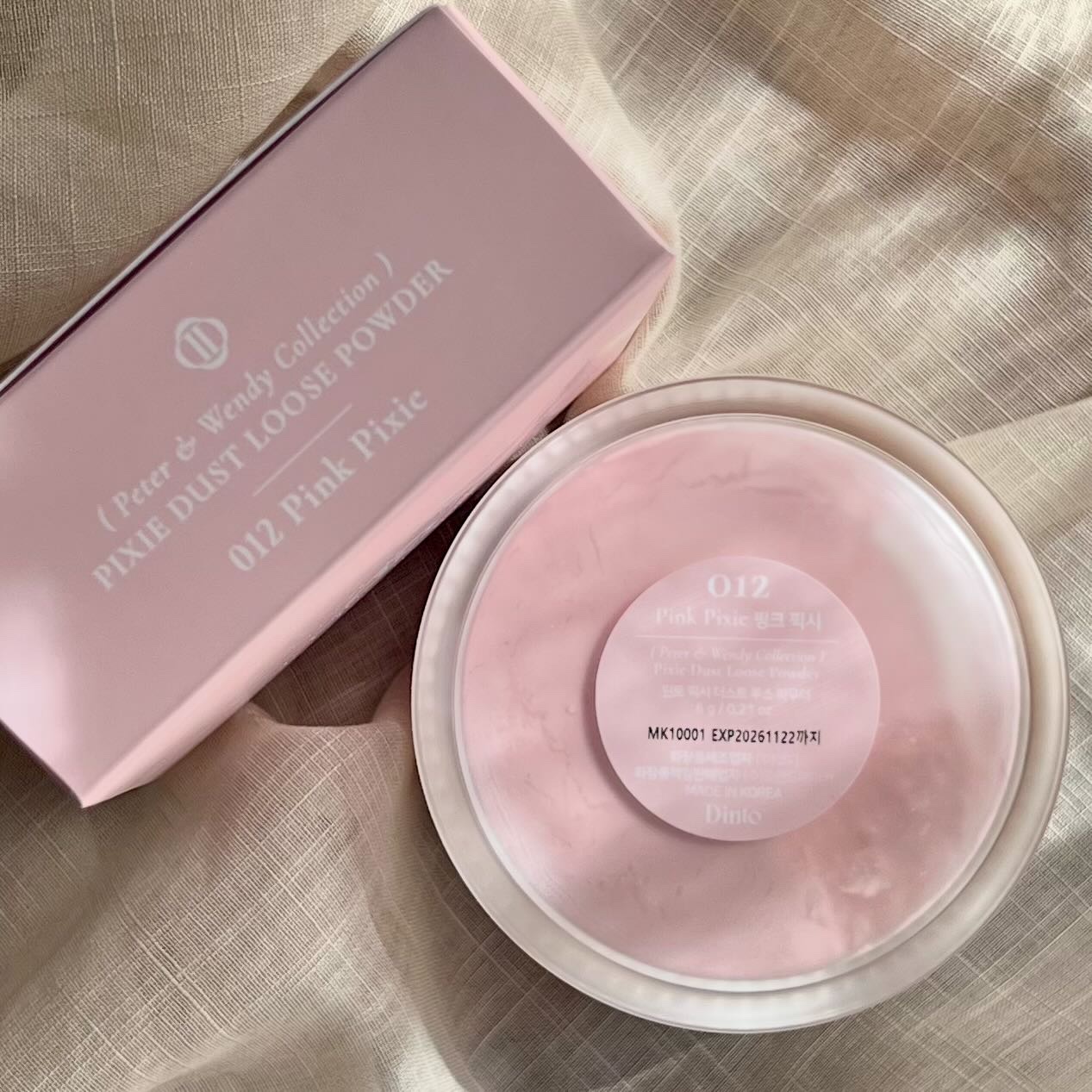 ピクシーダスト ルースパウダー フィニッシュパウダー /Dinto/ルースパウダーを使ったクチコミ（2枚目）