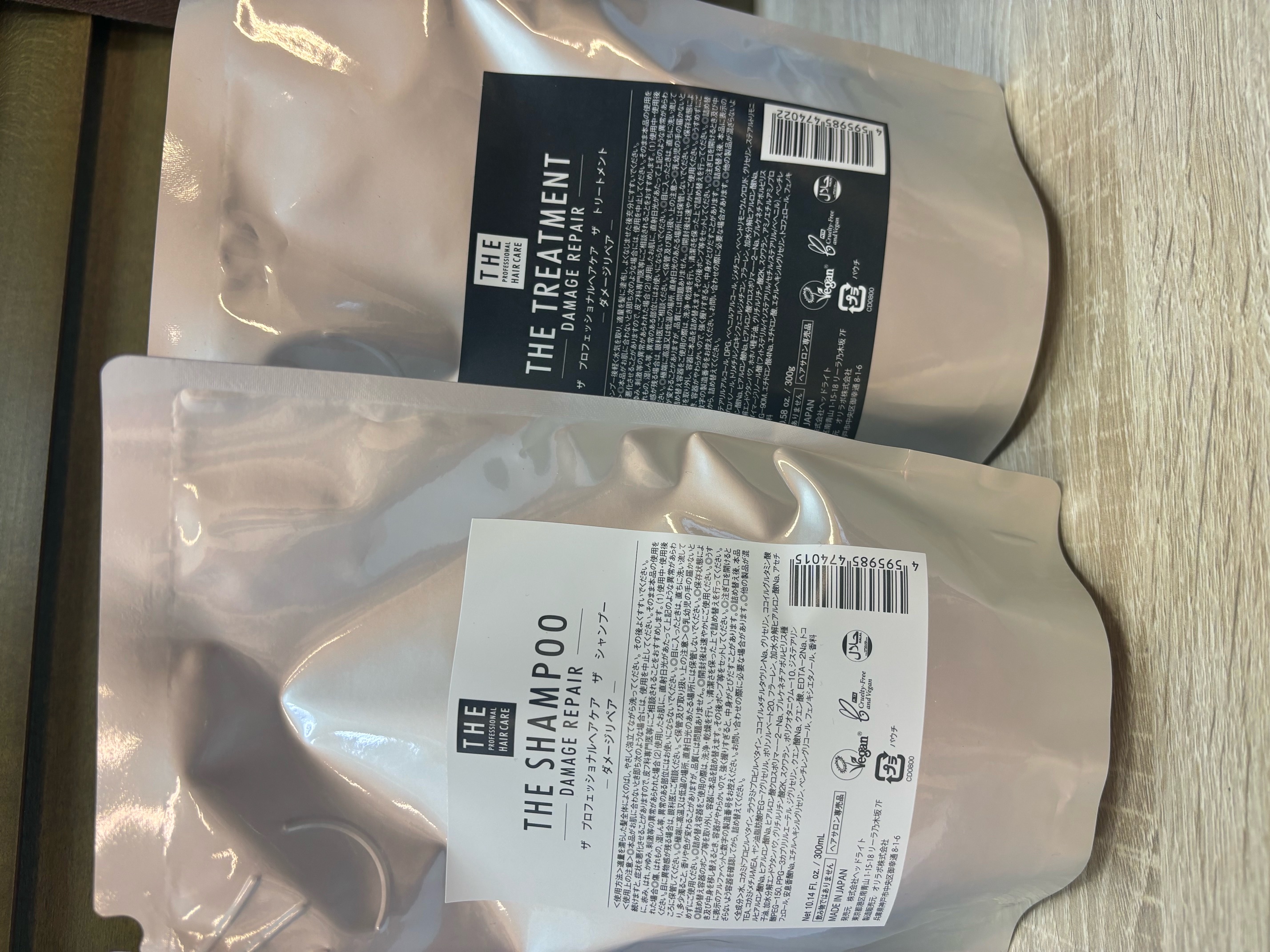 ザ シャンプー  ダメージリペア / ザ トリートメント  ダメージリペア トリートメント（300g）/THE PROFESSIONAL HAIR CARE/サロンシャンプーを使ったクチコミ（1枚目）