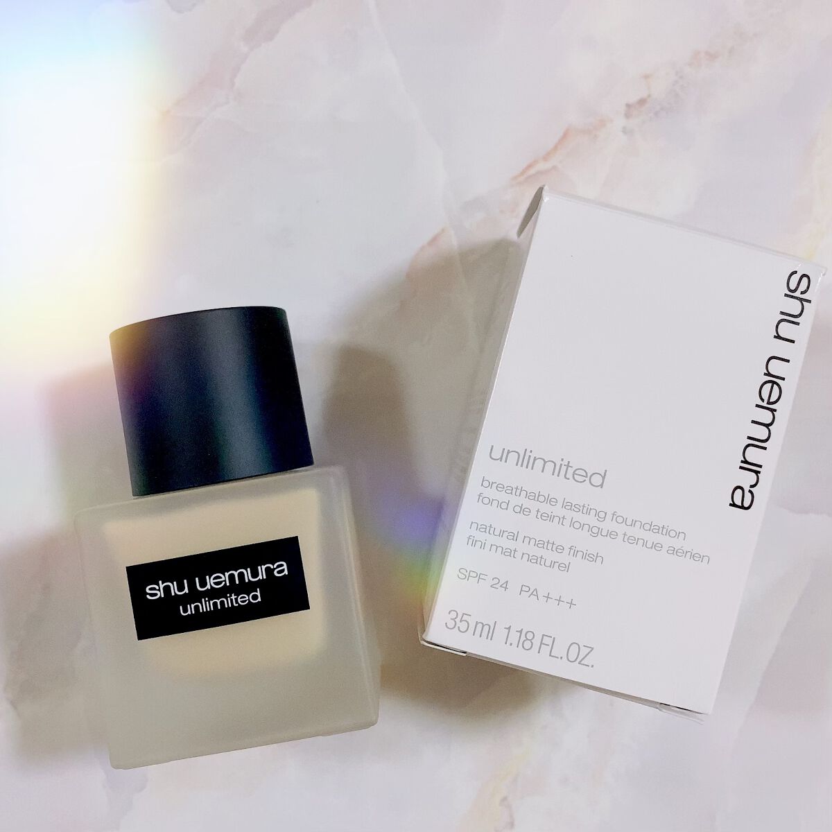 （旧）アンリミテッド ラスティング フルイド/shu uemura/リキッドファンデーションを使ったクチコミ（1枚目）