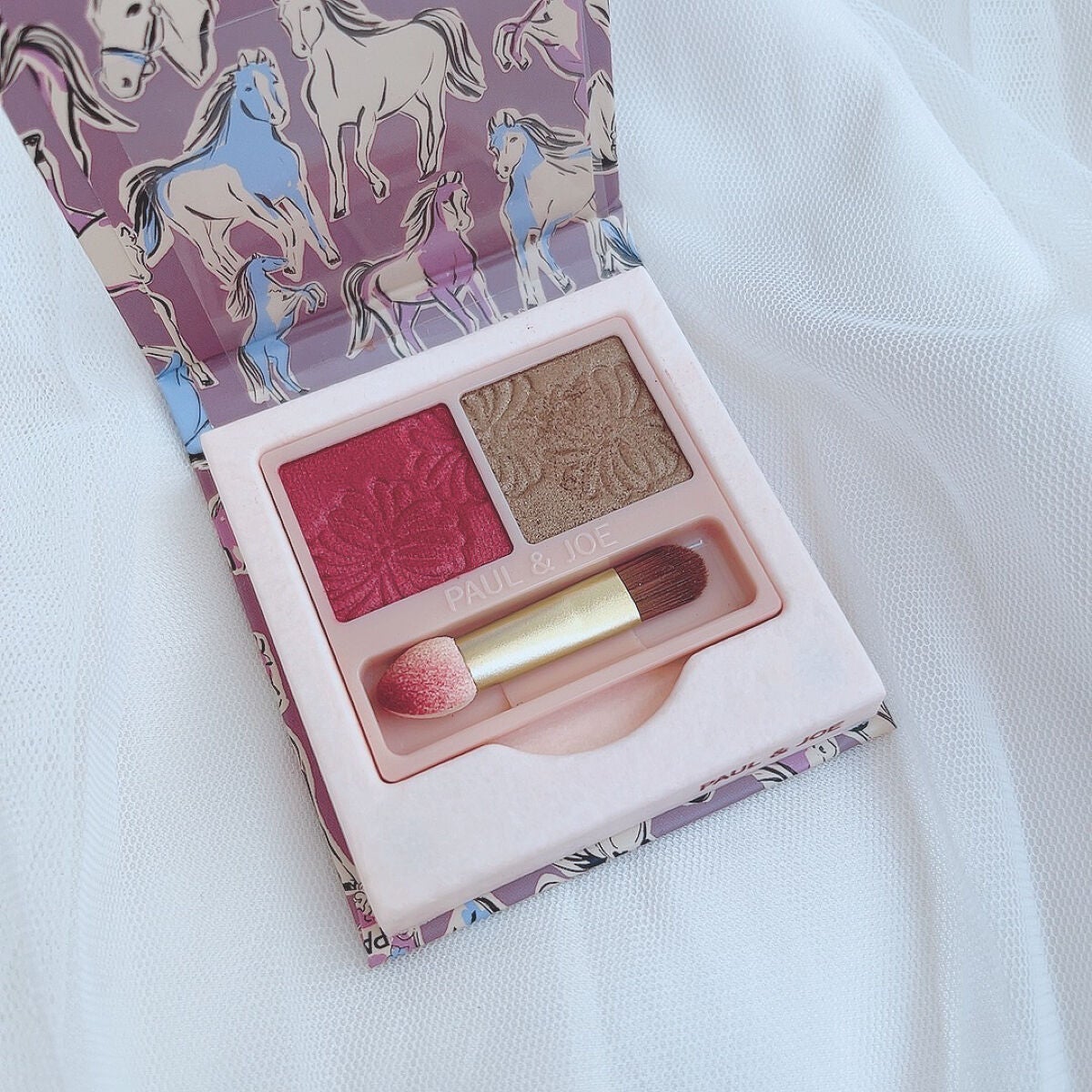 アイカラー デュオ/PAUL & JOE BEAUTE/アイシャドウパレットを使ったクチコミ(4枚目)