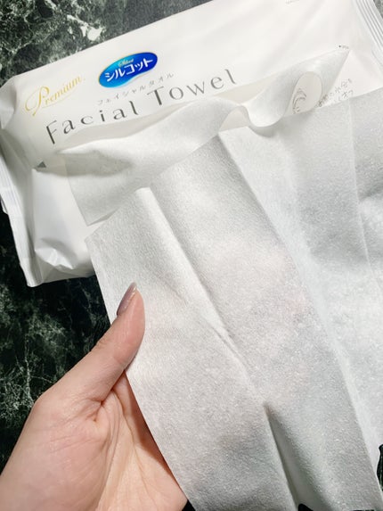 シルコットフェイシャルタオル 素肌おもい プレミアム/シルコット/クレンジングタオルを使ったクチコミ(5枚目)