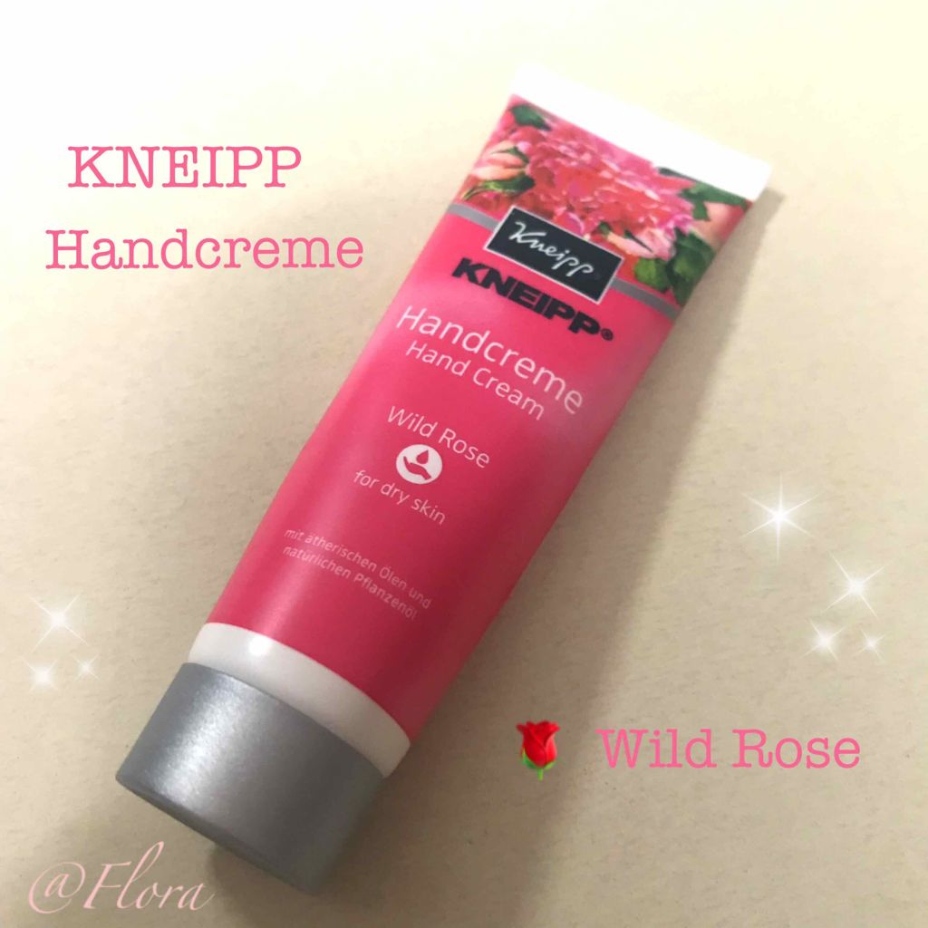 ハンドクリーム ワイルドローズの香り/クナイプ/ハンドクリームを使ったクチコミ(1枚目)