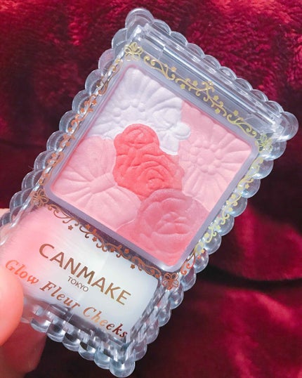 グロウフルールチークス/キャンメイク/パウダーチークを使ったクチコミ(1枚目)