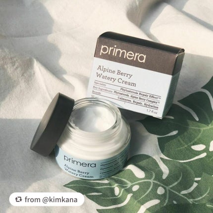 アルパインベリーウォータークリーム 50ml/primera/フェイスクリームを使ったクチコミ(1枚目)