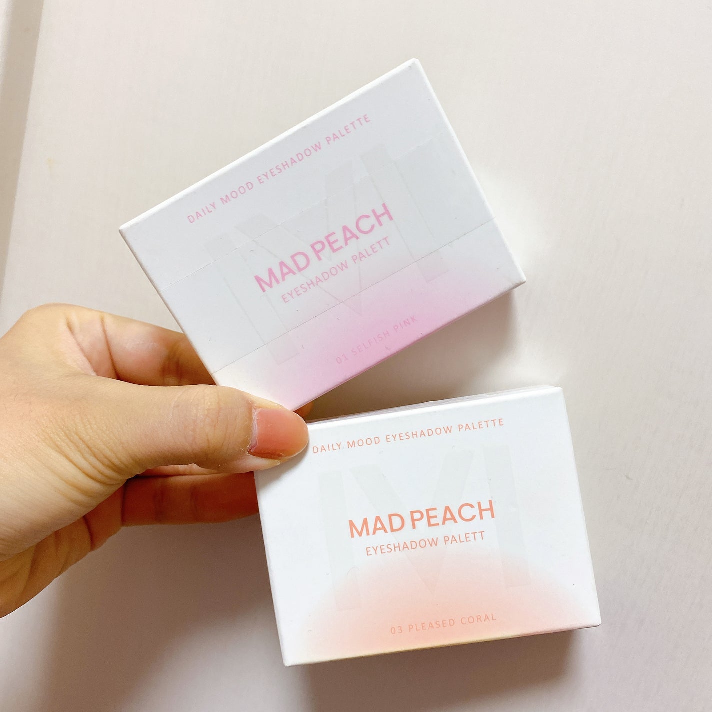 デイリームードアイシャドウパレット/MAD PEACH/アイシャドウパレットを使ったクチコミ(4枚目)