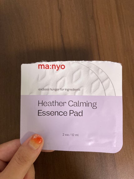 ヘザーカーミングエッセンスパッド/manyo/トナーパッドを使ったクチコミ(1枚目)