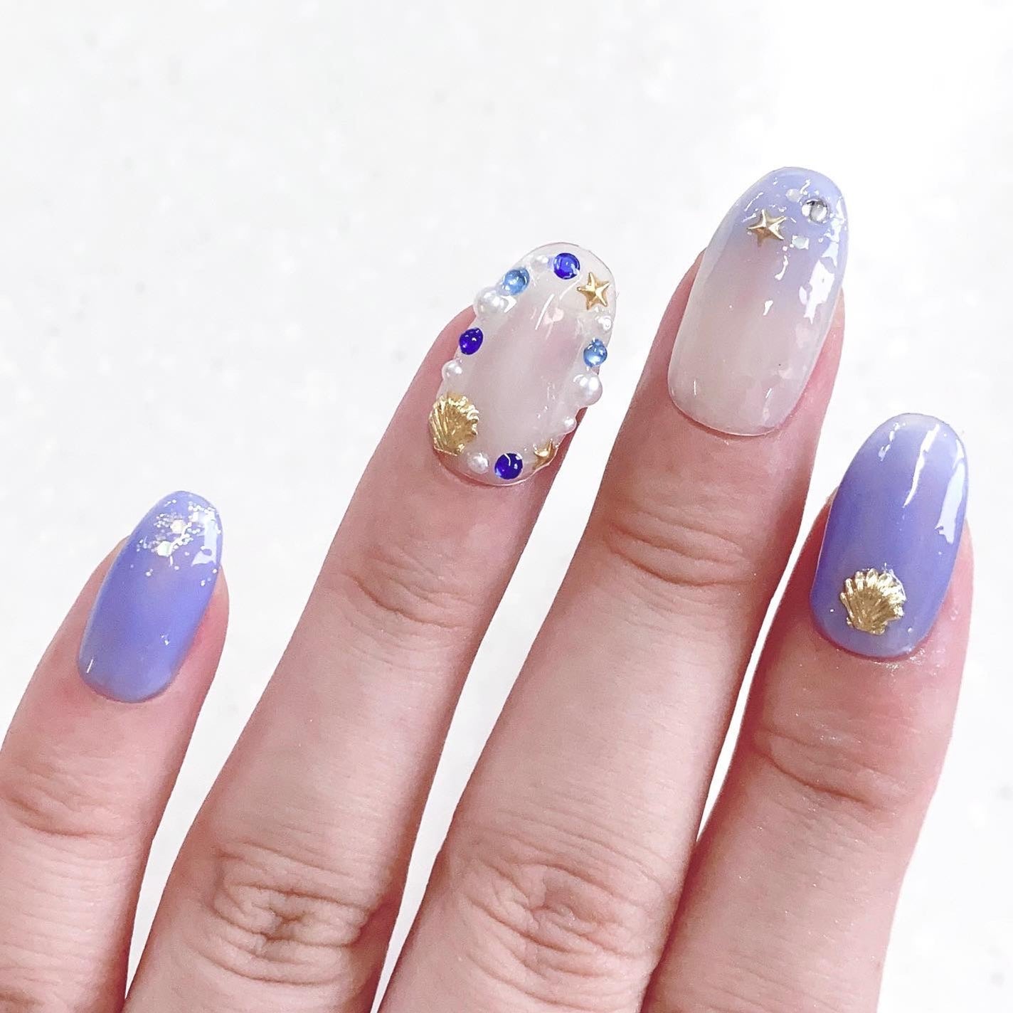 ジェルネイル(ライト対応)/セリア/ジェルネイルを使ったクチコミ(2枚目)