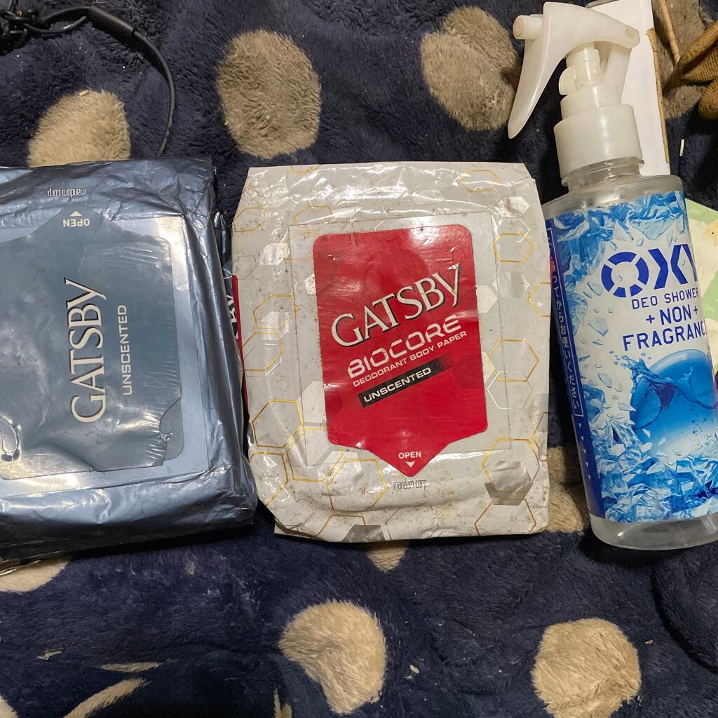 アイスデオドラントボディペーパー 無香料/ギャツビー/ボディシートを使ったクチコミ(1枚目)