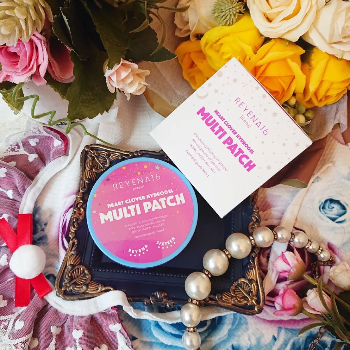 ハートクローバーハイドロゲルマルチパッチ/REYENA16/シートマスク・パックを使ったクチコミ（2枚目）
