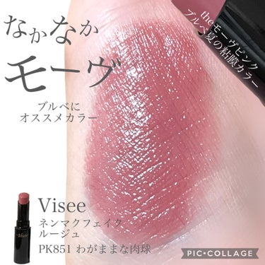 ネンマクフェイク ルージュ/Visée/口紅を使ったクチコミ（1枚目）