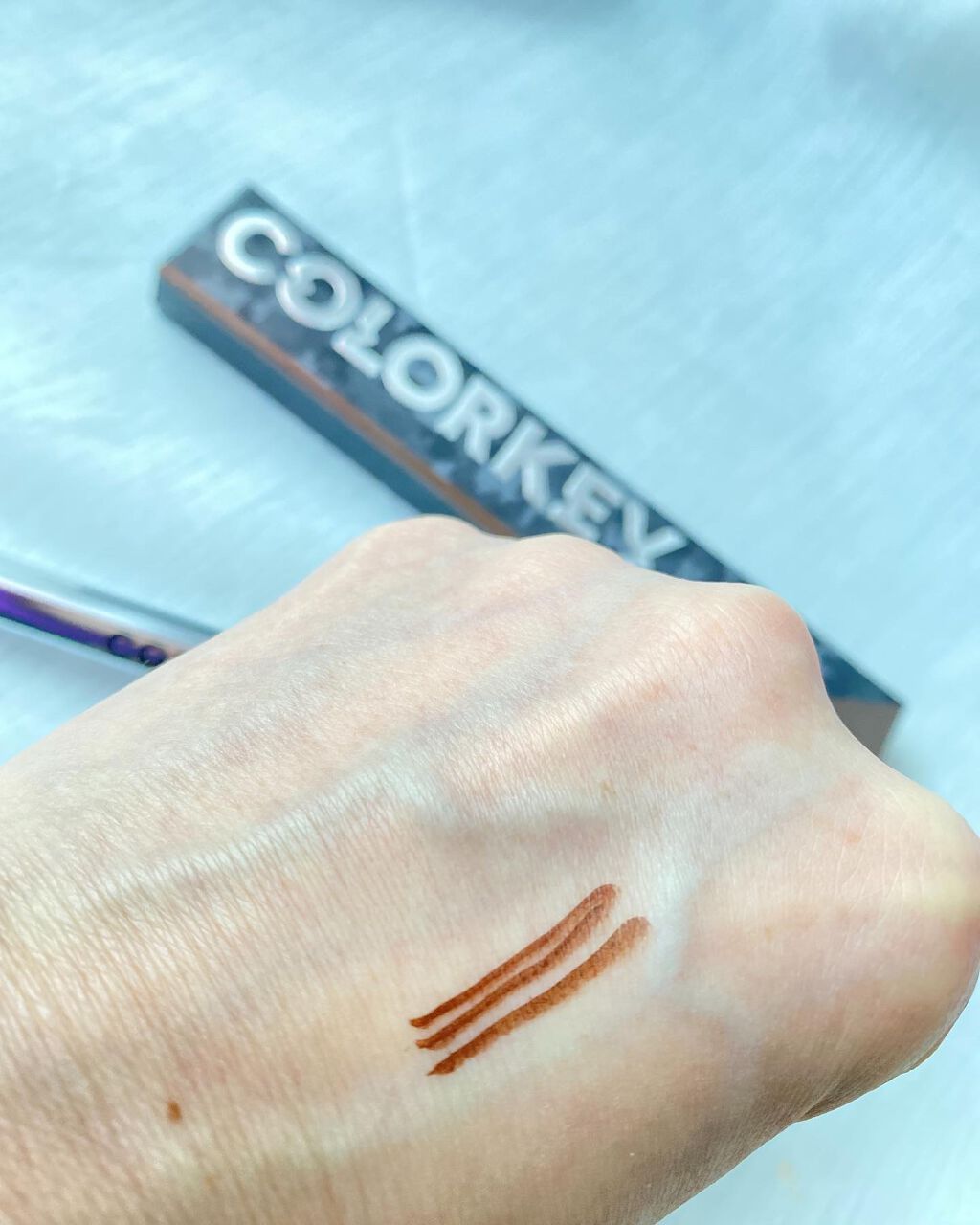 フローティングカラーリキッドアイライナー N01ブラック/COLORKEY/リキッドアイライナーを使ったクチコミ（3枚目）