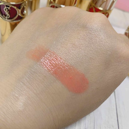 ルージュ ヴォリュプテ シャイン/YVES SAINT LAURENT BEAUTE/口紅を使ったクチコミ(3枚目)