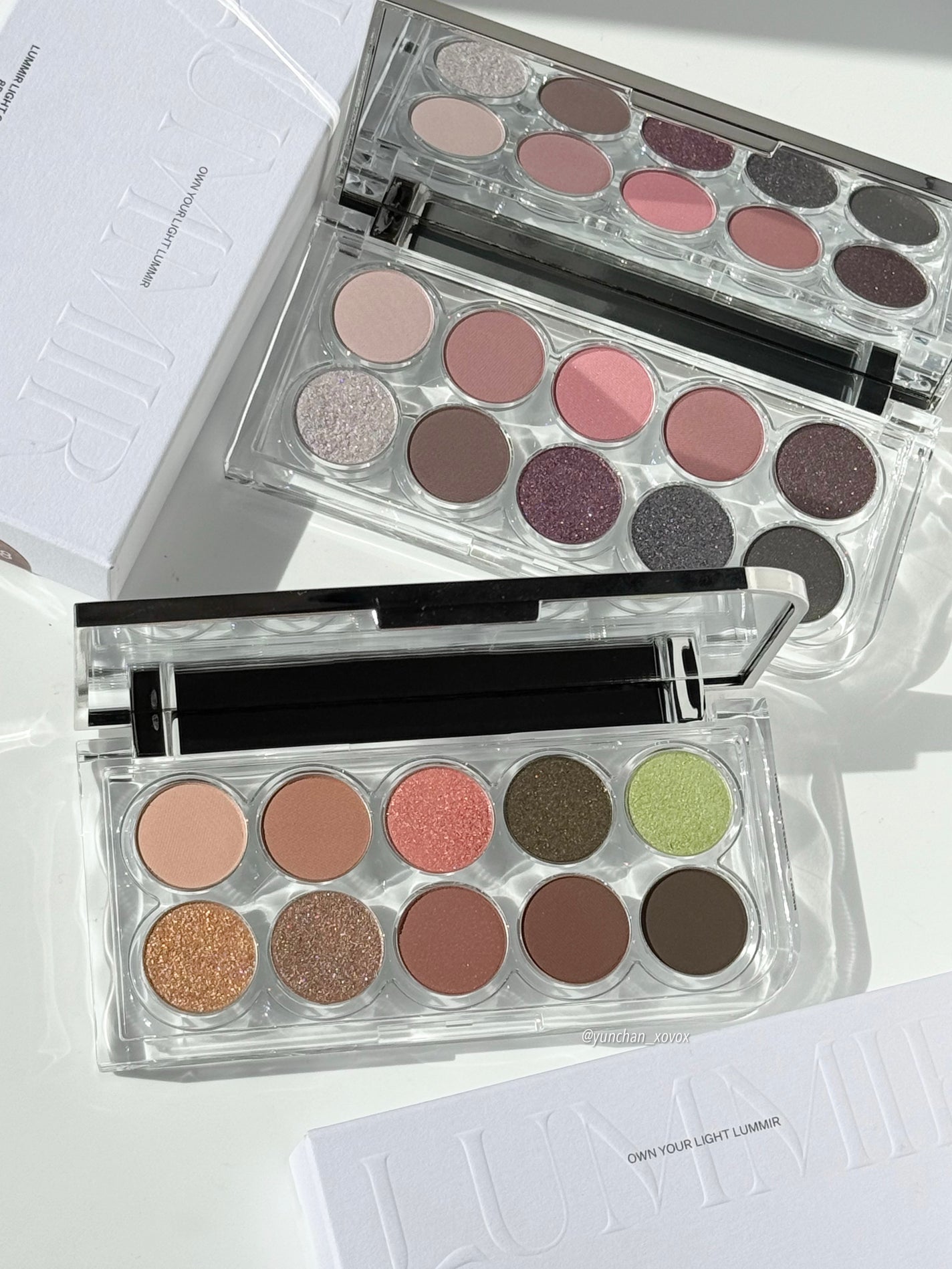 ライト オン アイズ シャドウ パレット/Lummir/アイシャドウパレットを使ったクチコミ(2枚目)