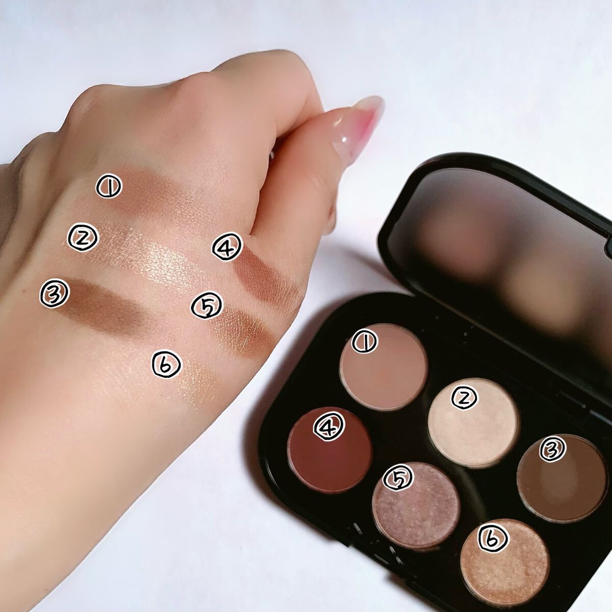 コネクト イン カラー アイシャドウ パレット × 6/M・A・C/アイシャドウパレットを使ったクチコミ(4枚目)