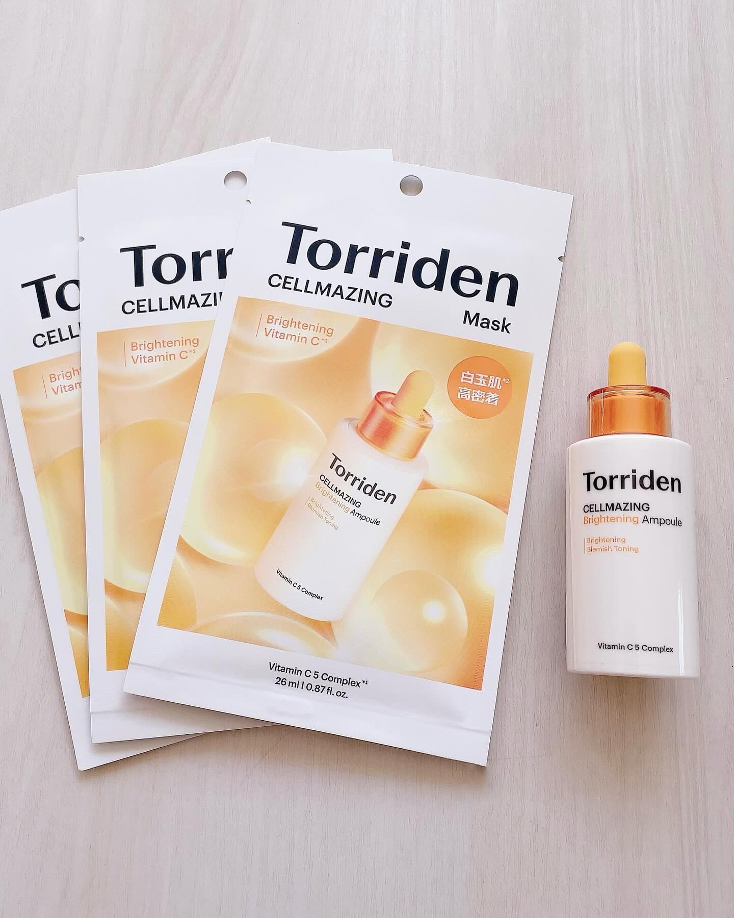 セルメイジング ビタC ブライトニングマスク/Torriden/シートマスク・パックを使ったクチコミ（1枚目）