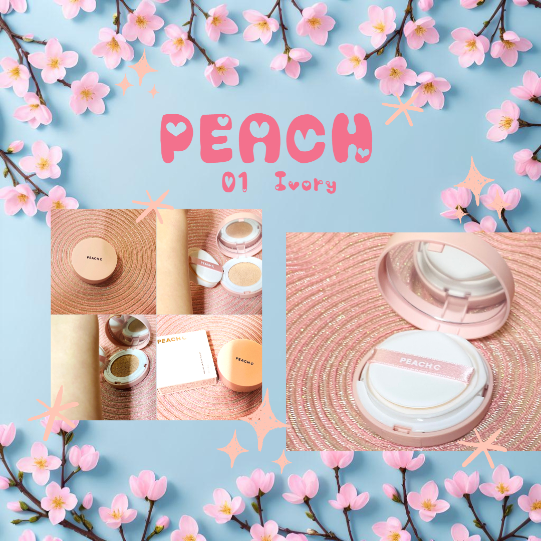 ピーチC フォーカスオン エアーベルベットクッション/Peach C/クッションファンデーションを使ったクチコミ（1枚目）