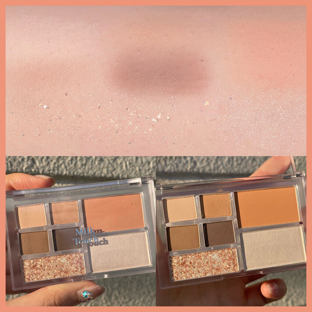 ビーマイパーフェクトマルチパレットミニ/Milk Touch/アイシャドウパレットを使ったクチコミ（3枚目）