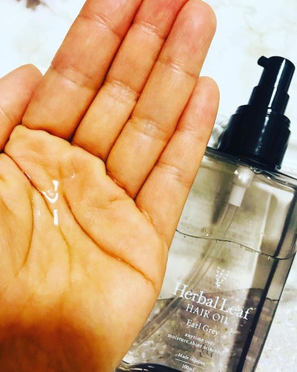 オーガニックヘアオイル アールグレイの香り /ハーバルリーフ/ヘアオイルを使ったクチコミ(1枚目)