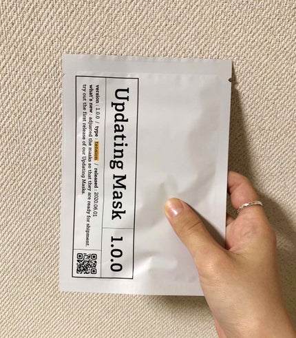 Updating Mask 1.0.0 Type T(毛穴対策)/tension 1セット5枚入り/meol/シートマスク・パックを使ったクチコミ(1枚目)