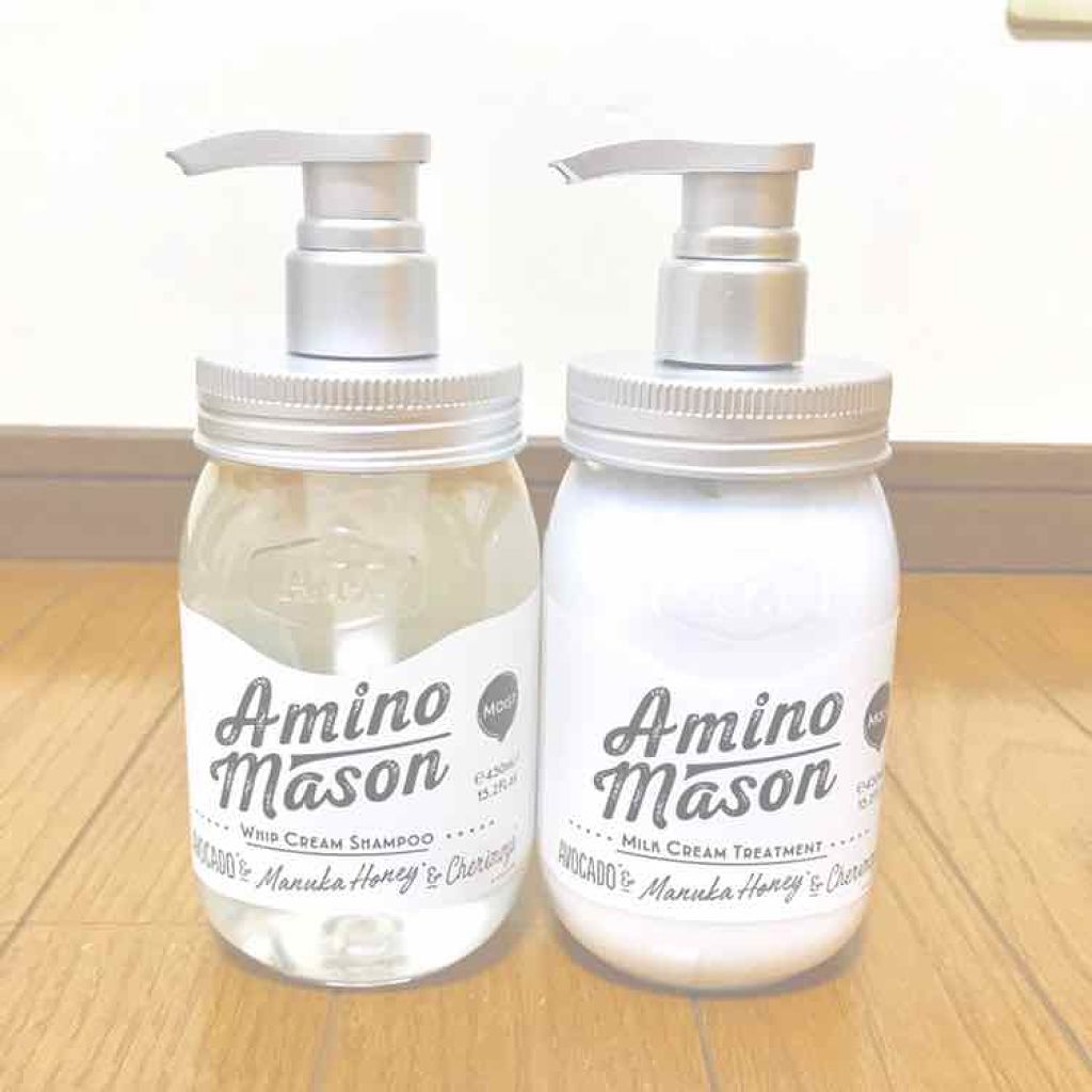 [旧商品]モイスト ホイップクリーム シャンプー／トリートメント/アミノメイソン/シャンプー・コンディショナーを使ったクチコミ（1枚目）